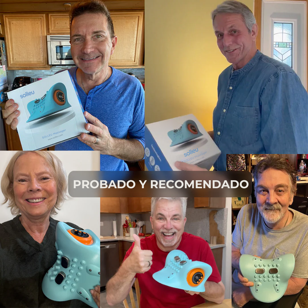 Solleu™ Relax Pro – Masajeador Cervical Inteligente