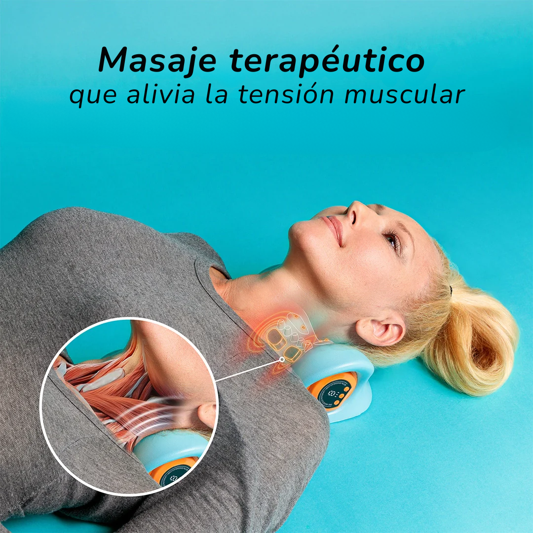 Solleu™ Relax Pro – Masajeador Cervical Inteligente