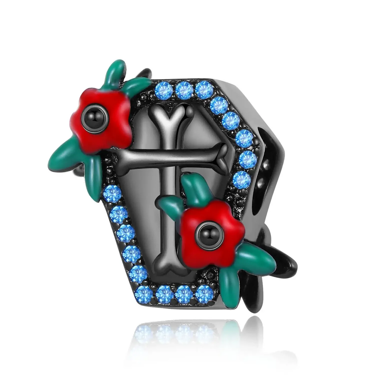 Cofre Fúnebre con Flores