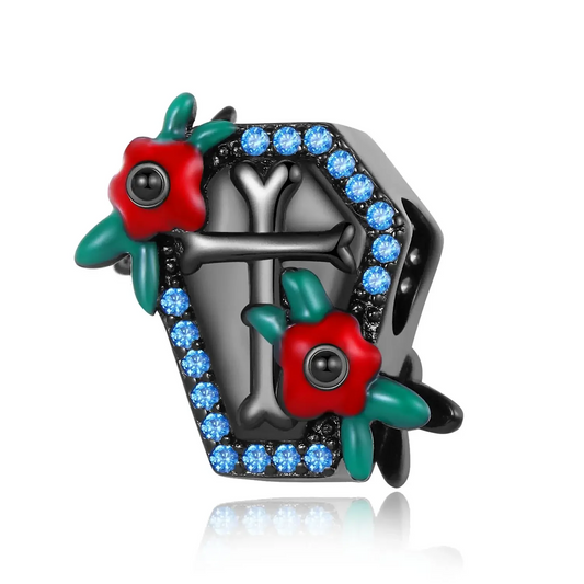 Cofre Fúnebre con Flores